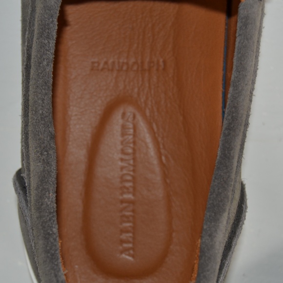 Allen Edmonds Port Washington Randolph Grey White Loafer Shoes Size 11.5D - Picture 10 of 11